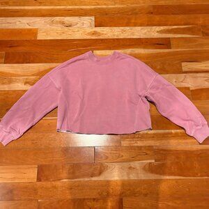 Abercrombie & Fitch Cropped Crewneck Sweatshirt Women's Small